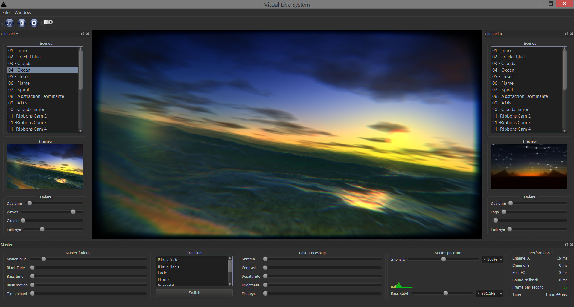 GitHub XT95/VisualLiveSystem A visual jockey software, real time